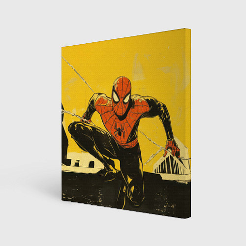 Картина квадратная Человек - паук / 3D-принт – фото 1