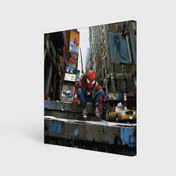 Картина квадратная Spiderman New York city