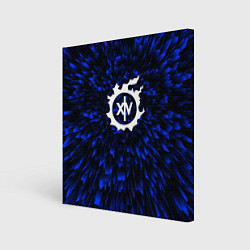 Картина квадратная Final Fantasy blue energy