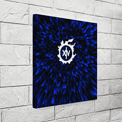 Холст квадратный Final Fantasy blue energy, цвет: 3D-принт — фото 2