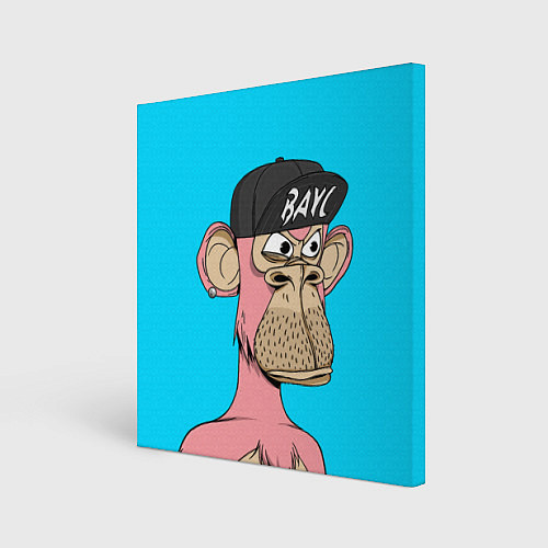 Картина квадратная NFT pink ape / 3D-принт – фото 1
