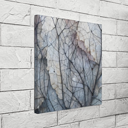 Холст квадратный Прожилки листьев, цвет: 3D-принт — фото 2