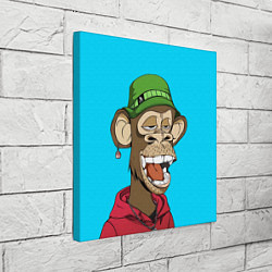 Холст квадратный NFT smile ape, цвет: 3D-принт — фото 2