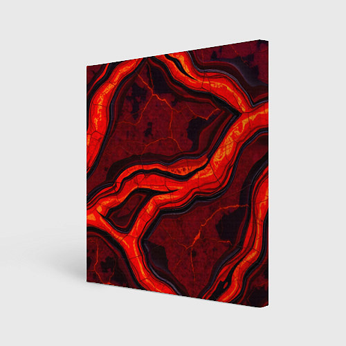 Картина квадратная Застывшая лава / 3D-принт – фото 1