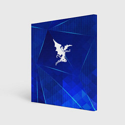 Картина квадратная Black Sabbath blue poly