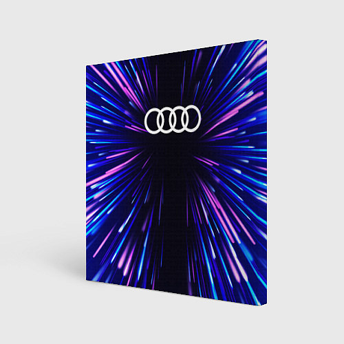 Картина квадратная Audi neon energy / 3D-принт – фото 1