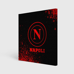 Картина квадратная Napoli - red gradient