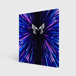 Картина квадратная Placebo neon energy