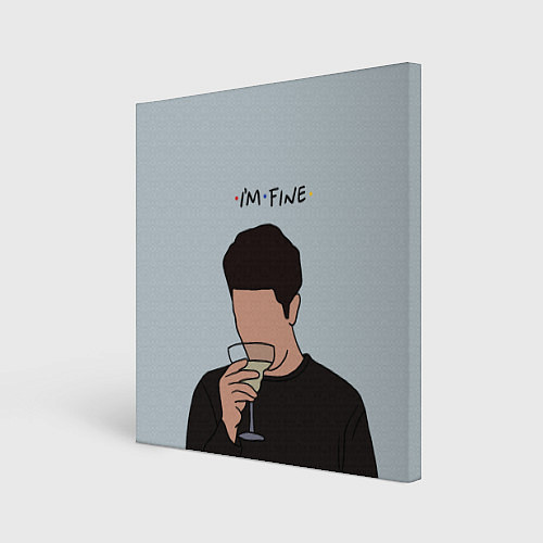 Картина квадратная Ross - im fine / 3D-принт – фото 1