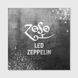 Холст квадратный Led Zeppelin - grey gradient, цвет: 3D-принт — фото 2