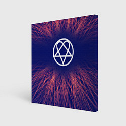 Холст квадратный HIM red energy, цвет: 3D-принт