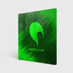 Картина квадратная Date A Live - green gradient