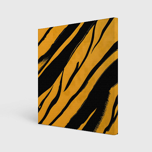 Картина квадратная Тигровый раскрас / 3D-принт – фото 1