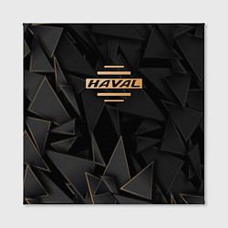 Холст квадратный Haval golden poly, цвет: 3D-принт — фото 2