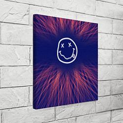 Холст квадратный Nirvana red energy, цвет: 3D-принт — фото 2