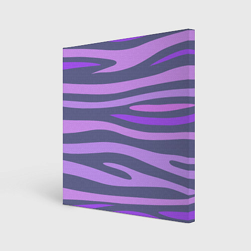 Картина квадратная Лавандовые волны / 3D-принт – фото 1