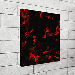 Холст квадратный Color red black, цвет: 3D-принт — фото 2
