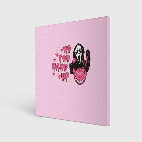 Картина квадратная Крик по телефону / 3D-принт – фото 1