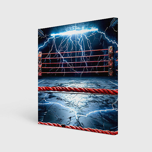 Картина квадратная Ринг и молния / 3D-принт – фото 1