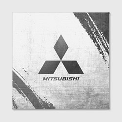 Холст квадратный Mitsubishi - white gradient, цвет: 3D-принт — фото 2