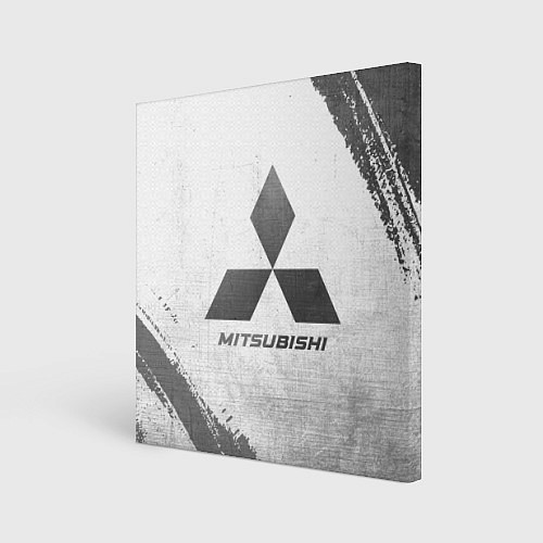 Картина квадратная Mitsubishi - white gradient / 3D-принт – фото 1