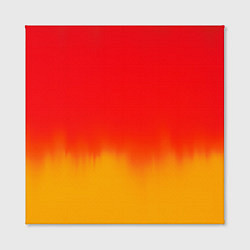 Холст квадратный Абстракция с красным и желтым, цвет: 3D-принт — фото 2