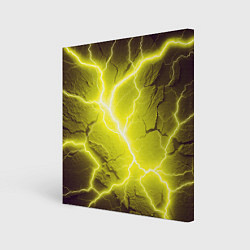 Картина квадратная Color yellow black