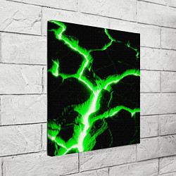 Холст квадратный Разлом, цвет: 3D-принт — фото 2