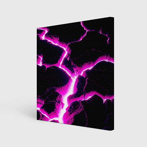 Картина квадратная Color pink black / 3D-принт – фото 1