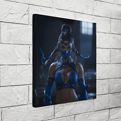 Холст квадратный Китана с косичками, цвет: 3D-принт — фото 2