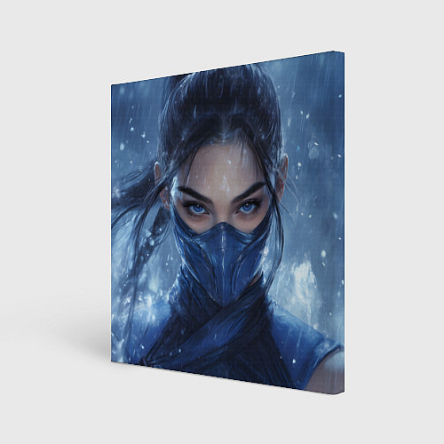 Картина квадратная Боец Китана Мортал комбат / 3D-принт – фото 1