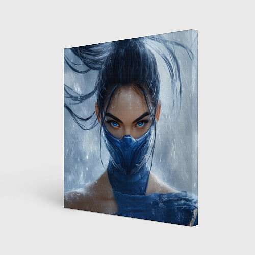 Картина квадратная Китана - взгляд в цель / 3D-принт – фото 1