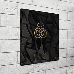 Холст квадратный Elden Ring golden poly, цвет: 3D-принт — фото 2