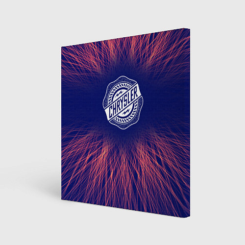 Картина квадратная Chrysler red energy / 3D-принт – фото 1