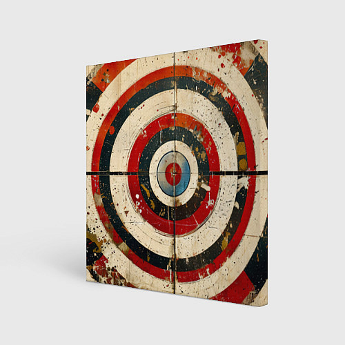 Картина квадратная Мишень для стрельбы / 3D-принт – фото 1