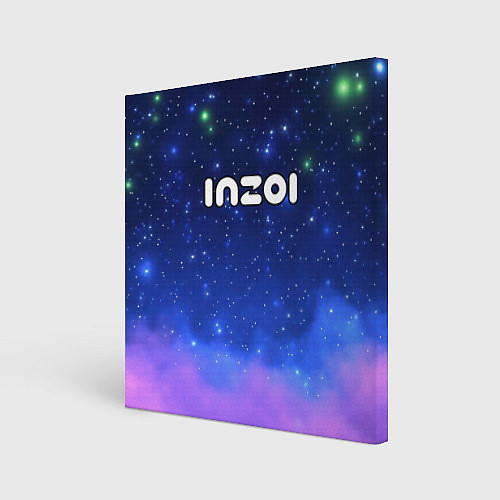 Картина квадратная Inzoi на звездном небе / 3D-принт – фото 1