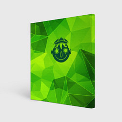 Картина квадратная Tomodachi Game green poly
