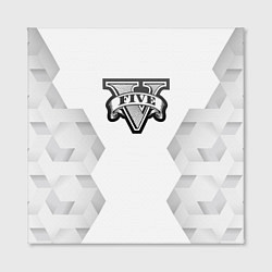 Холст квадратный GTA white poly, цвет: 3D-принт — фото 2