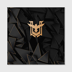Холст квадратный Free Fire golden poly, цвет: 3D-принт — фото 2