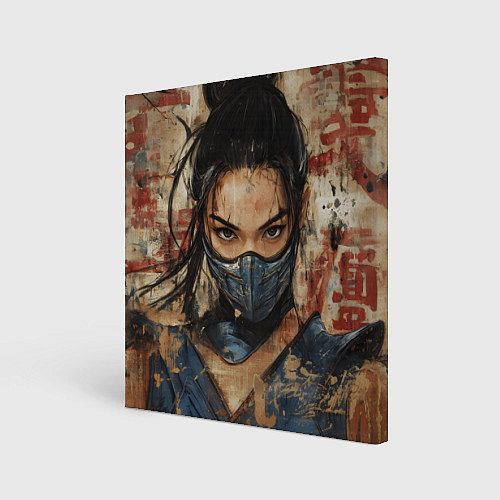 Картина квадратная Китана в китайском стиле / 3D-принт – фото 1