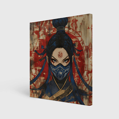 Картина квадратная Китана - японский стиль / 3D-принт – фото 1