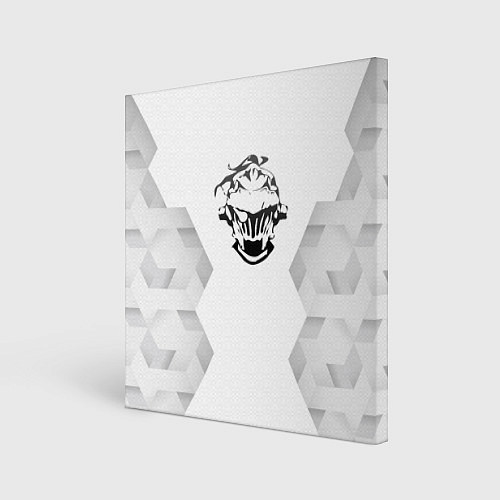 Картина квадратная Goblin Slayer white poly / 3D-принт – фото 1