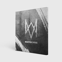 Картина квадратная Watch Dogs - grey gradient