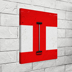 Холст квадратный Щётка для кёрлинга, цвет: 3D-принт — фото 2