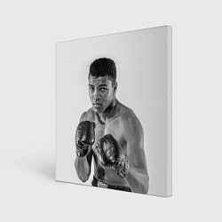 Холст квадратный Young Muhammad Ali, цвет: 3D-принт