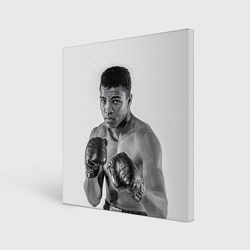 Картина квадратная Young Muhammad Ali / 3D-принт – фото 1