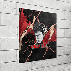 Холст квадратный Сектор газа ретро текстура, цвет: 3D-принт — фото 2