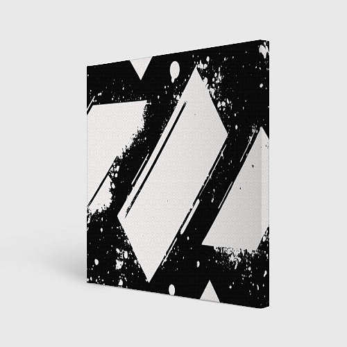 Картина квадратная Color black white / 3D-принт – фото 1