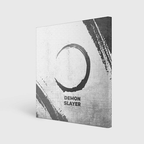 Картина квадратная Demon Slayer - white gradient / 3D-принт – фото 1