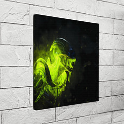 Холст квадратный Чужой в зеленом свете, цвет: 3D-принт — фото 2